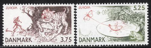 Poštové známky Dánsko 1997 Európa CEPT, legendy Mi# 1162-63