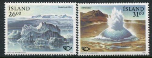 Poštové známky Island 1991 NORDEN, turistické zaujímavosti Mi# 747-48 