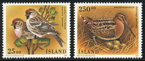 Poštové známky Island 1995 Vtáci Mi# 833-34 Kat 9€