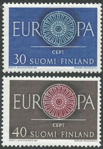 Poštové známky Fínsko 1960 Európa CEPT Mi# 525-26 