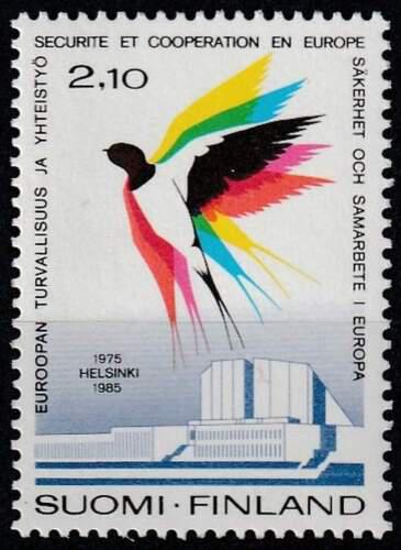 Poštová známka Fínsko 1985 Mírová konference v Helsinkách Mi# 970