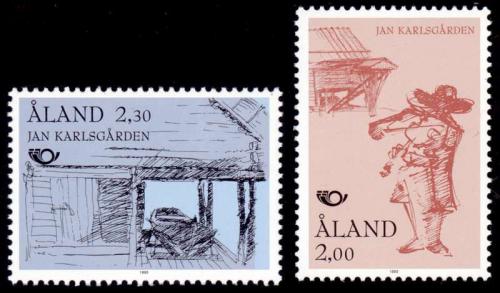 Poštové známky Alandy, Fínsko 1993 NORDEN Mi# 70-71