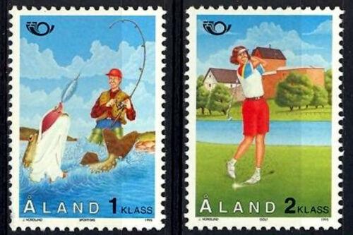 Poštové známky Alandy, Fínsko 1995 NORDEN, turistika Mi# 102-03