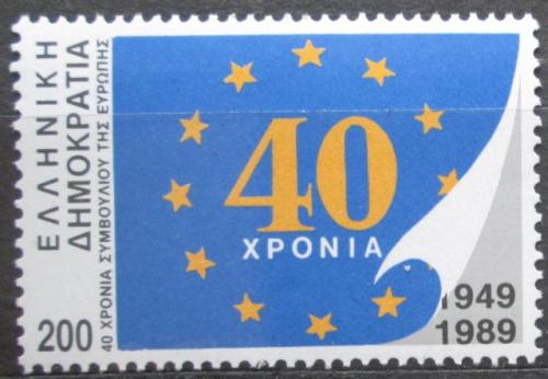 Poštová známka Grécko 1989 Vlajka Evropské unie Mi# 1727 A Kat 5€