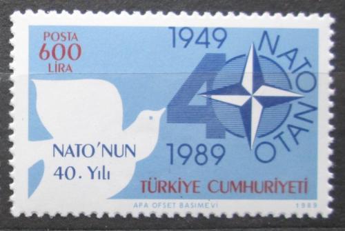 Poštová známka Turecko 1989 NATO, 40. výroèie Mi# 2851