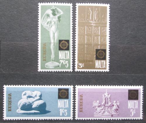Poštové známky Malta 1974 Európa CEPT, sochy Mi# 493-96