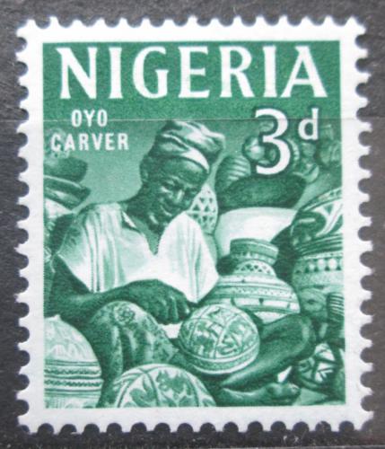 Poštová známka Nigéria 1961 Øezbáø Mi# 96