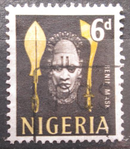 Poštová známka Nigéria 1961 Maska Mi# 98