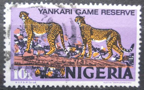 Poštová známka Nigéria 1973 Gepardi Mi# 279 I Y