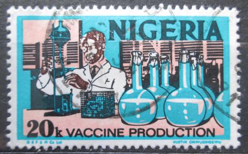 Poštová známka Nigéria 1979 Výroba vakcín Mi# 283 II X