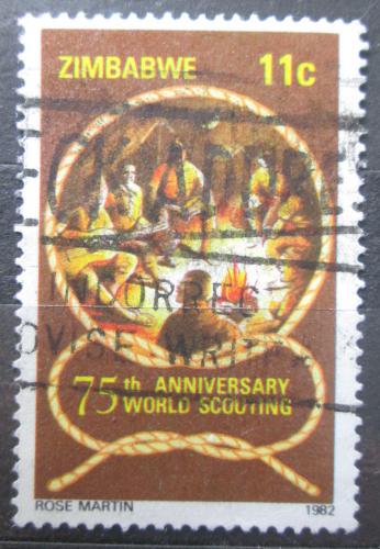 Poštová známka Zimbabwe 1982 Skauti Mi# 266