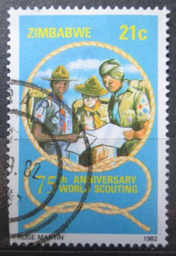 Poštová známka Zimbabwe 1982 Skauti Mi# 267