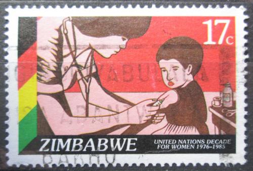 Poštová známka Zimbabwe 1985 Zdravotní sestra Mi# 336