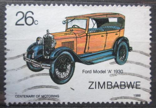 Poštová známka Zimbabwe 1986 Automobil Ford Model A Mi# 353