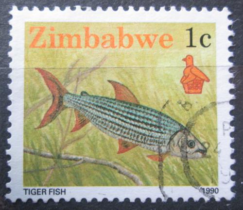 Poštová známka Zimbabwe 1990 Afrotetra botswanská Mi# 418