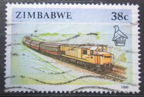Poštová známka Zimbabwe 1990 Vlak Mi# 432