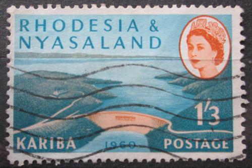 Poštová známka Rhodésia a Òasko 1960 Priehradná nádrž Kariba Mi# 37 