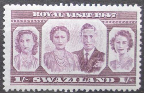 Poštová známka Svazijsko 1947 Krá¾ovská rodina Mi# 47