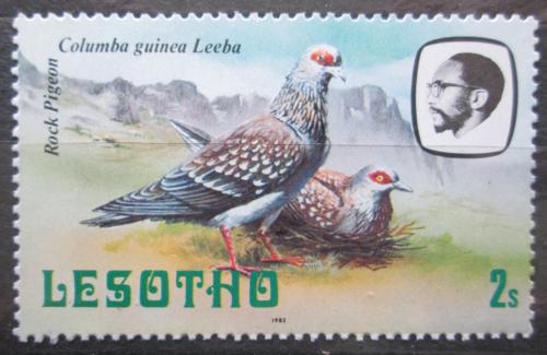Poštová známka Lesotho 1981 Holub skvrnitý Mi# 331
