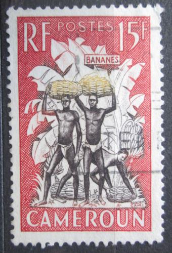 Poštová známka Kamerun 1954 Sklizeò banánù Mi# 307