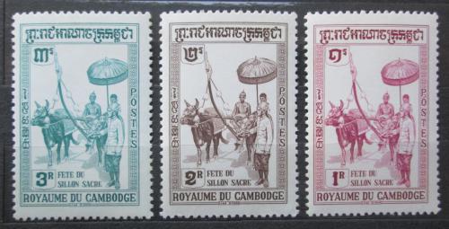 Poštové známky Kambodža 1960 Konvoj Mi# 103-05