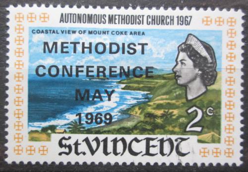 Poštová známka Svätý Vincent 1969 Náboženská konference Mi# 247