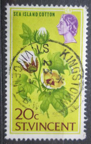 Poštová známka Svätý Vincent 1965 Bavlna Mi# 214