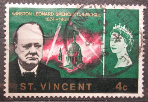 Poštová známka Svätý Vincent 1966 Winston Churchill Mi# 221