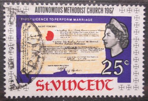 Poštová známka Svätý Vincent 1967 Náboženská smlouva Mi# 233