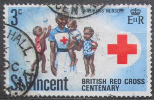 Poštová známka Svätý Vincent 1970 Britský èervený køíž, 100. výroèie Mi# 278