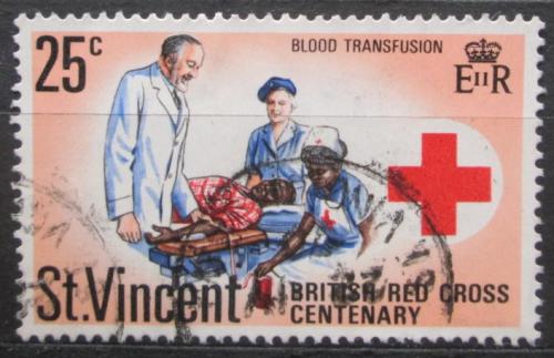 Poštová známka Svätý Vincent 1970 Britský èervený køíž, 100. výroèie Mi# 281
