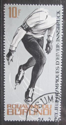 Poštová známka Burundi 1964 ZOH Innsbruck, rychlobruslení Mi# 83 A