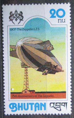 Poštová známka Bhútán 1978 Zeppelin LZ 3 Mi# 714 A Kat 7.50€