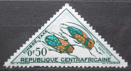 Poštová známka SAR 1962 Sternotomis gama, doplatná Mi# 1