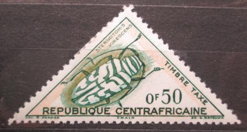 Poštová známka SAR 1962 Sternotomis virescens, doplatná Mi# 1