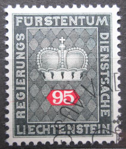Poštová známka Lichtenštajnsko 1969 Knížecí koruna, služobná Mi# 53