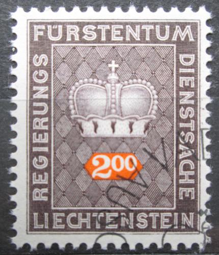 Poštová známka Lichtenštajnsko 1969 Knížecí koruna, služobná Mi# 56