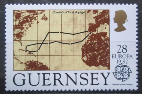 Poštová známka Guernsey 1992 Európa CEPT Mi# 551
