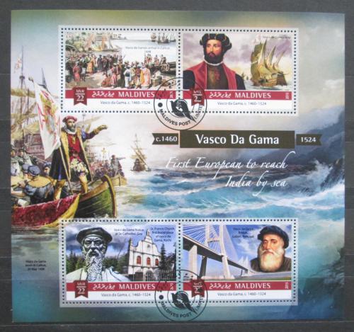 Poštové známky Maldivy 2015 Vasco da Gama Mi# 5850-53 Kat 11€