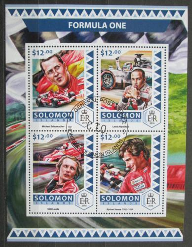 Poštové známky Šalamúnove ostrovy 2016 Formule 1 Mi# 4225-28 Kat 14€