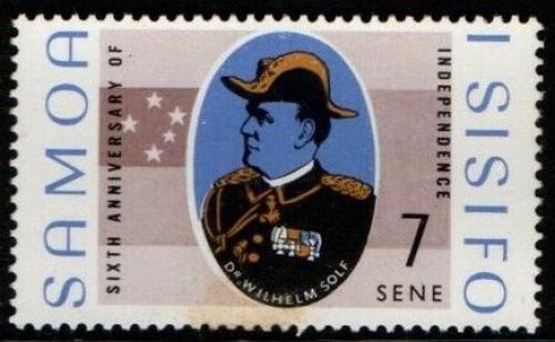 Poštová známka Samoa 1968 Wilhelm Solf, nìmecký politik Mi# 167