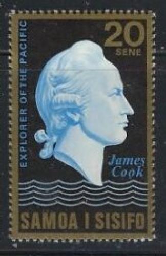 Poštová známka Samoa 1970 James Cook Mi# 224 