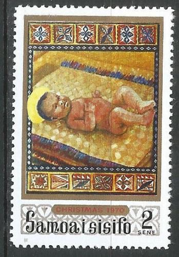 Poštová známka Samoa 1970 Vianoce, umenie, F. B. Eccles Mi# 226