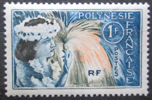 Poštová známka Francúzska Polynézia 1964 Taneènice z Tahiti Mi# 33