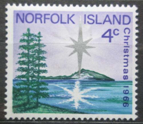 Poštovní známka Norfolk 1966 Vánoce Mi# 78