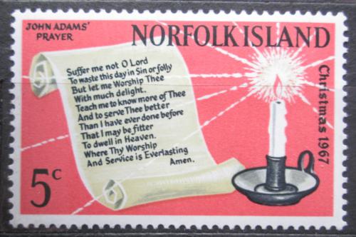 Poštovní známka Norfolk 1967 Vánoce Mi# 94