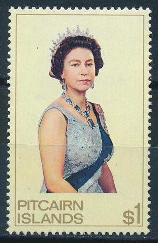 Poštová známka Pitcairnove ostrovy 1975 Krá¾ovna Alžbeta II. Mi# 146 Kat 14€
