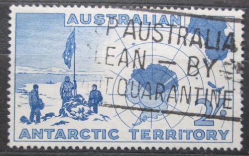 Poštová známka Australská Antarktída 1957 Prieskum Antarktidy Mi# 1