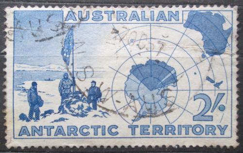 Poštovní známka Australská Antarktida 1957 Prùzkum Antarktidy Mi# 1