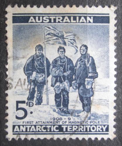 Poštová známka Australská Antarktída 1961 Prieskum Antarktidy Mi# 6